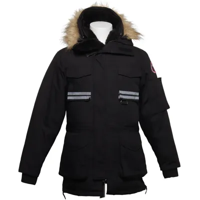 Parka (Noir) de First Slope Coton, Duvet, Plume, Polyamide, Polyester