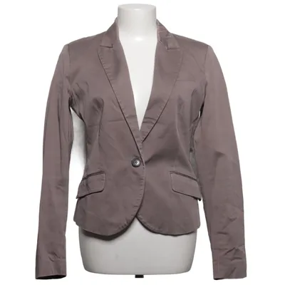 Blazer (Marron) de Mango Suit Coton, Élasthane, Polyester