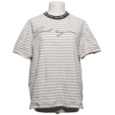 T-shirt (Beige, Vit) från Civil Regime Bomull
