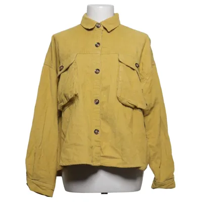 Overshirt (Yellow) from Boohoo Blue Cotton, Polyester