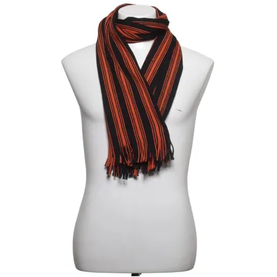 Schal (Schwarz, Orange) von Stockholm Kravatt Wolle