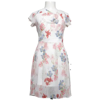 Dress (White, Multicolored) from Lorsay Elastane, Polyester, Viscose