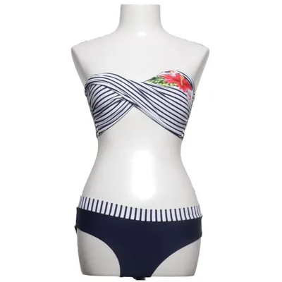 Bikini (Blå, Hvid, Flerfarvet) fra Panos Emporio Elastan, Polyamid