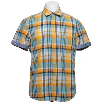 Chemise à manches courtes (Jaune, Bleu, Multicolore) de Camel Active Coton