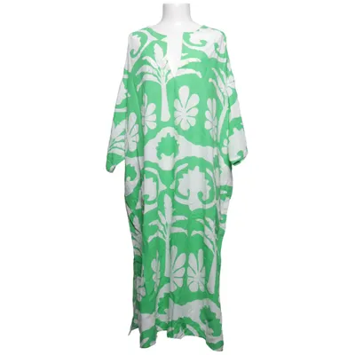 Jurk (Groen, Meerkleurig) van H&M Katoen, Linnen, Viscose