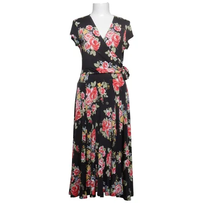 Klänning (Svart, Flerfärgad, Röd) från Top Vintage Elastan, Polyester