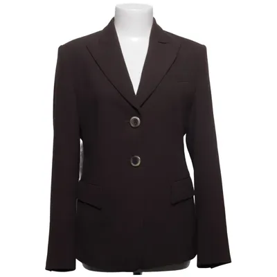 Blazer (Brown) from Ril's Elastane, Polyester, Wool