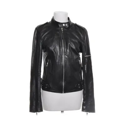 Leather jacket (Black) from Primeboots Leather, Polyester