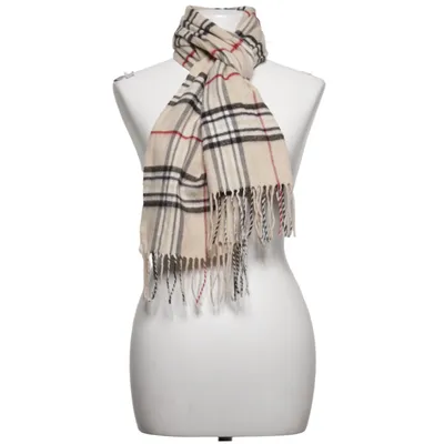 Scarf (Beige, Black, Red) from Cashmink Acrylic