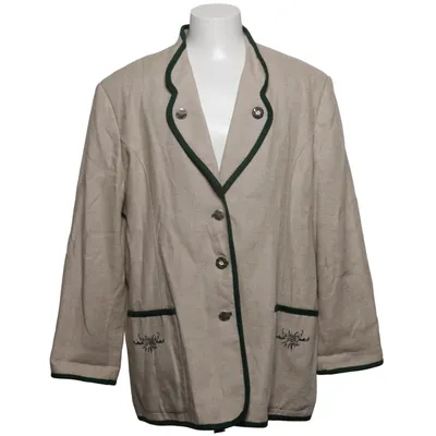 Blazer (Beige) de Distler Coton, Lin, Polyester, Viscose