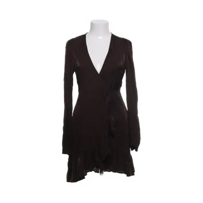 Omlottklänning (Brun) från Bik Bok Polyester, Viskos