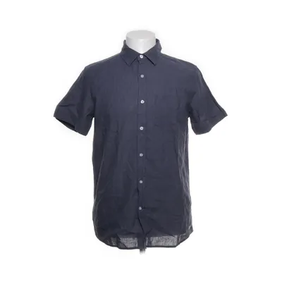 Kortärmad skjorta (Blå) från Strömberg Bomull, Linne