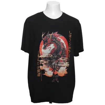 T-shirt (Black) from Romwe Polyester