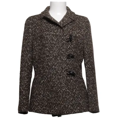 Coat (Brown, Black) from Adolfo Dominguez