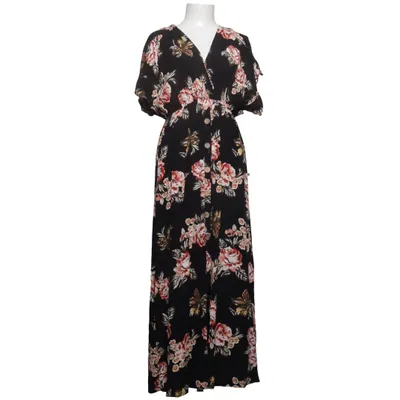 Robe longue (Noir, Multicolore) de Leana Mode Viscose