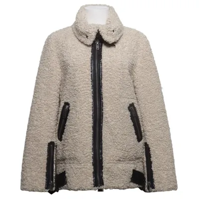 Shearlingjacka (Beige, Svart) från Zara Woman Outerwear
