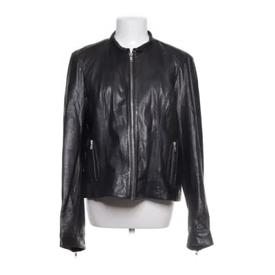Läderjacka (Svart) från Saki Skinn, Polyester