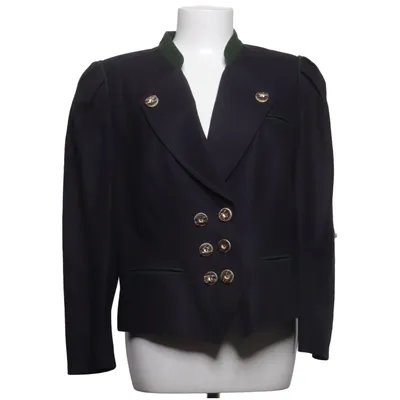 Blazer (Sort, Grøn, Turkis) fra Lodenfrey Kashmir, Polyamid, Uld