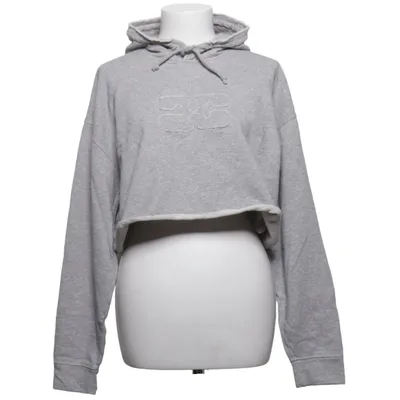 Capuchon sweater (Grijs) van Ganni Organisch katoen