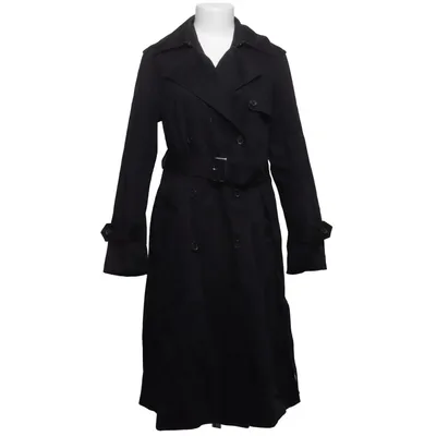 Trenchcoat (Zwart) van Uniqlo Katoen, Polyester