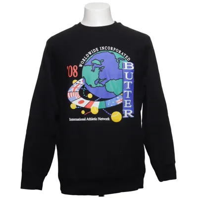 Sweatshirt (Black, Multicolored) from Buttergoods Cotton, Polyester