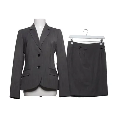Jakkesæt med nederdel (Grå) fra Comma Acetat, Elastan, Polyester, Viscose