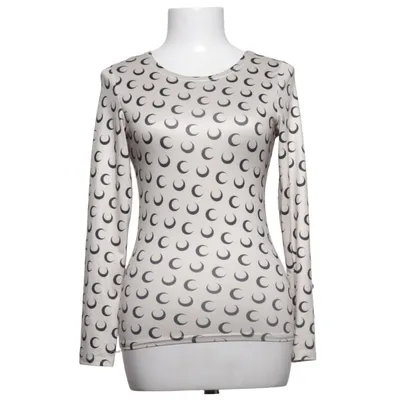 Lange mouwen shirt (Beige, Zwart) van White Icy Elastaan, Polyester