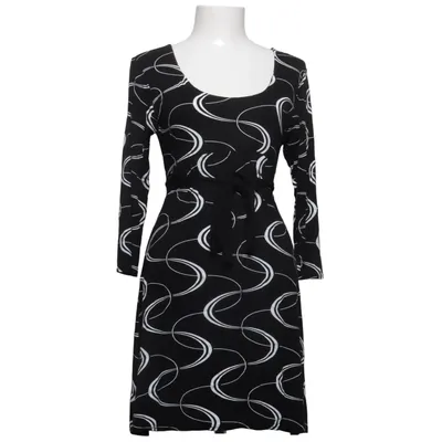 Dress (Black, White) from Sisters Point Elastane, Viscose