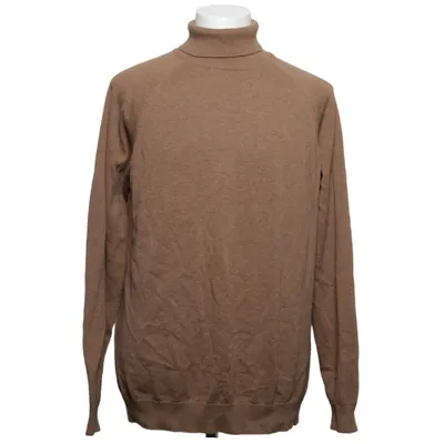 Turtleneck (Beige) from Selected Homme Identity Cotton, Silk