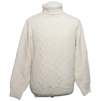 Pul à col roulé (Blanc) de Armor Lux Polyamide, Laine