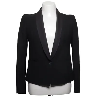 Smoking blazer (Zwart) van Massimo Dutti Wol