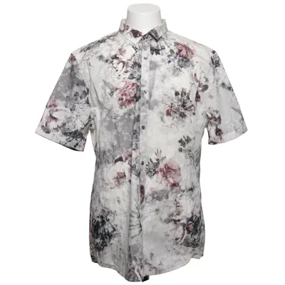 Short sleeve shirt (White, Gray, Purple) from River Island Cotton