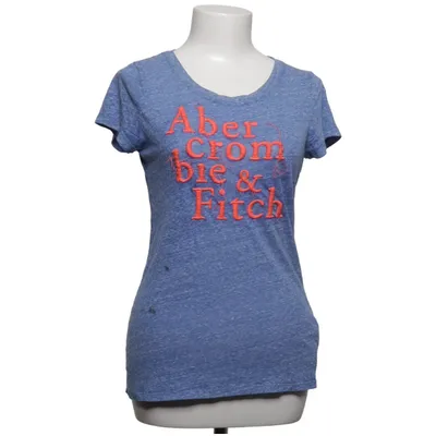 T-shirt (Blå) fra Abercrombie & Fitch Bomuld, Polyester