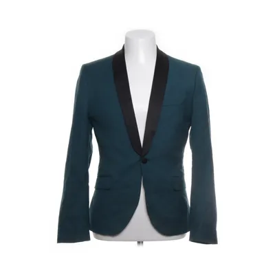Smokingkavaj (Grön) från H&M Polyester, Viskos, Ull