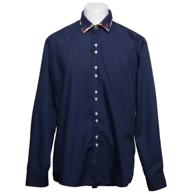 Buttondown-skjorta (Blå, Flerfärgad) från Kayhan Bomull, Polyester