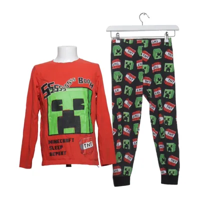 Pyjamasz (Rød, Grøn, Sort) fra Minecraft Bomuld