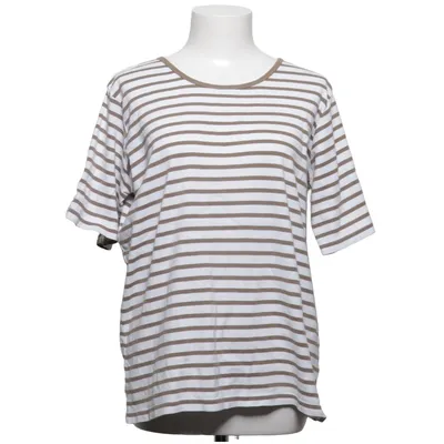 Langærmet t-shirt (Hvid, Brun) fra Olé Bomuld