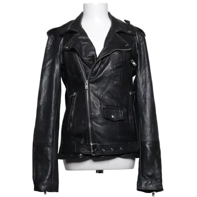 Biker jacket (Black) from Deadwood
