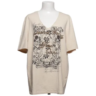 T-shirt (Beige) van Cecilia Classics Katoen, Elastaan