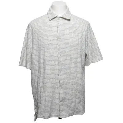 Korte mouwen shirt (Wit, Blauw) van J.Lindeberg Katoen, Polyester