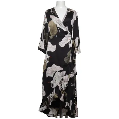 Wrap dress (Black, Green, White) from Object Polyester