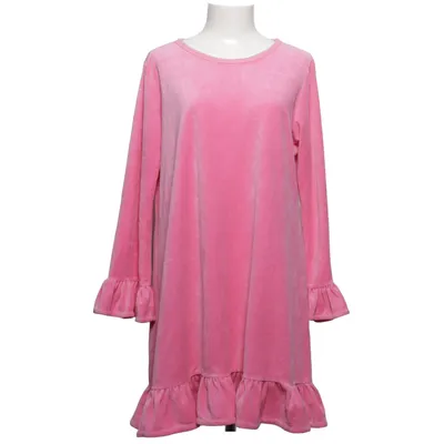 Klänning (Rosa) från Vera Velour Bomull, Polyester