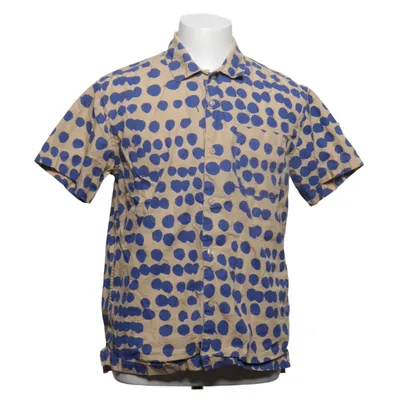 Kortärmad skjorta (Beige, Blå) från Obey Bomull
