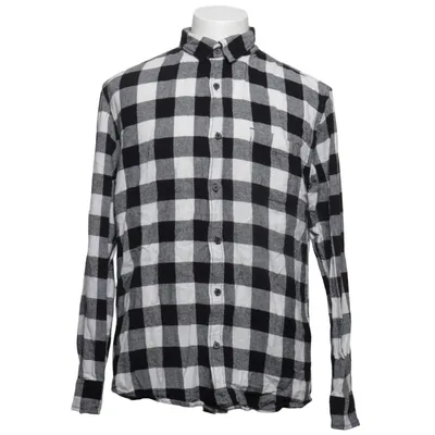 Chemise en flanelle (Noir, Blanc) de Jean Pascale Coton