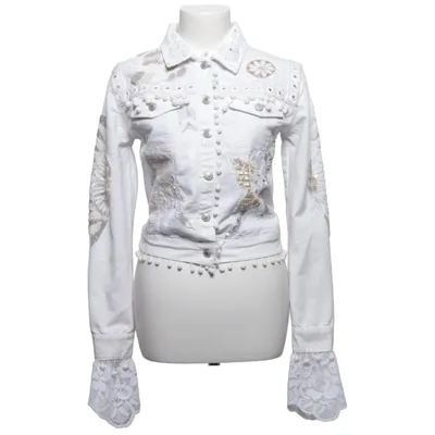 Veste en jean (Blanc, Multicolore) de Antica Sartoria