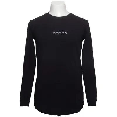 Long sleeve T-shirt (Black) from Vanquish Cotton, Elastane