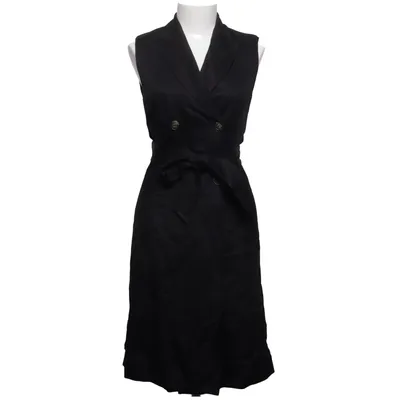 Klänning (Svart) från H&M Modern Classic Linne, Viskos, Polyester