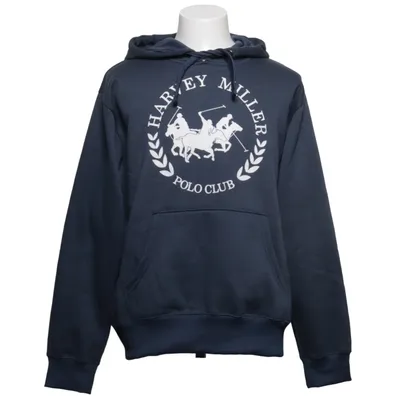 Capuchon sweater (Blauw) van Harvey Miller Katoen, Polyester
