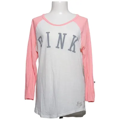 Maillot de baseball (Blanc, Rose) de Pink Victoria's Secret Coton, Polyester