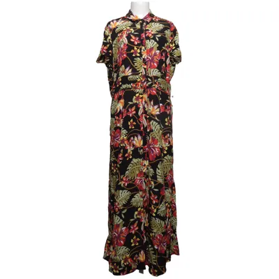 Maxi dress (Black, Multicolored) from Promod Viscose